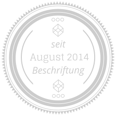 August	2014 Beschriftung seit