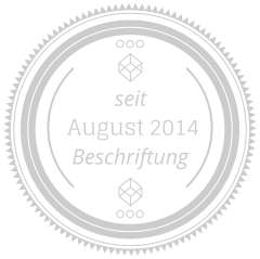 August	2014 Beschriftung seit